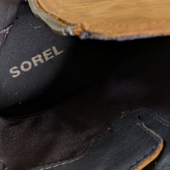 Sorel Cate Chelsea Ankle Booties Womens 6.5 Brown Nubuck Leather Boots NL3917-22 - Picture 10 of 12